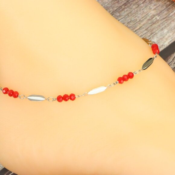 "Elegant Handmade Anklet – Delicate Jewelry for Women, MAR091124 - Picture 9 of 10